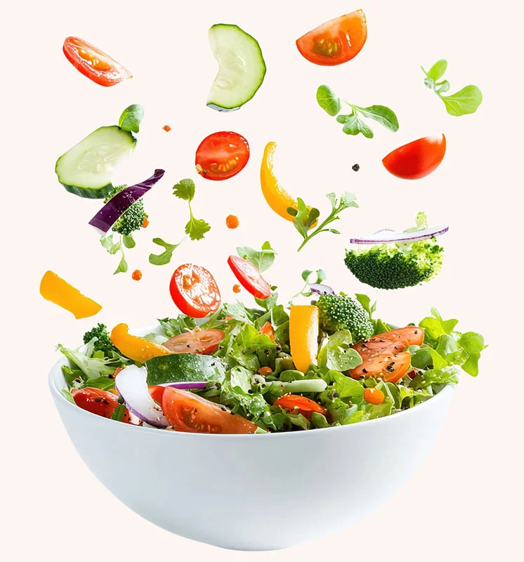Salade fraîche livrée en entreprise par Click N Lunch